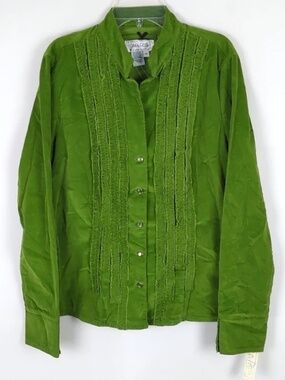 NWT Live a Little Curduroy Shacket Womens M Casual Minimalist Western Bohemian